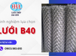 Kinh nghiệm mua lưới B40 cho công trình